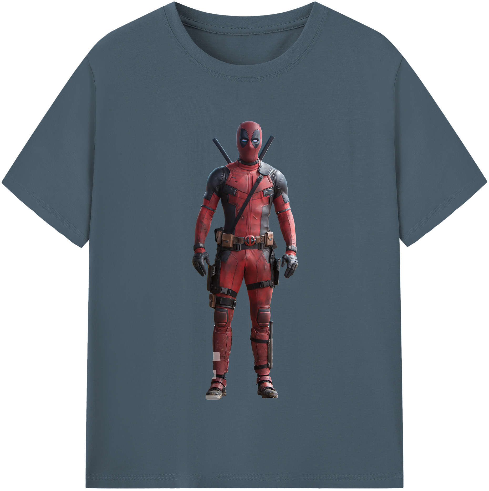 （画像用） Deadpool デッドプール 綿100％半袖Tシャツ（フロントプリント）